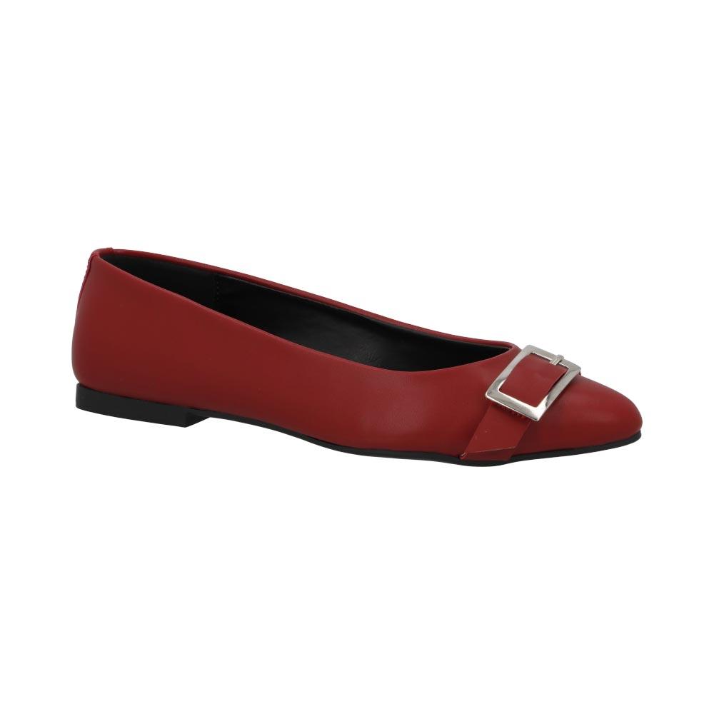 Foto 2 | Flats Balerina Uh Lulu By Eh! Versatil Rojo para Mujer