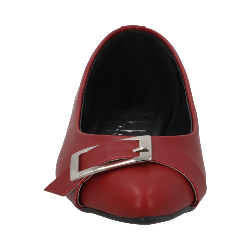 Foto 4 | Flats Balerina Uh Lulu By Eh! Versatil Rojo para Mujer