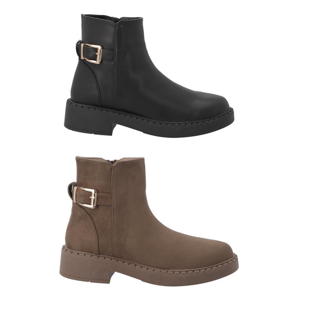 Botas Mujer Uh Lulu By Eh! Bipack Comodas Frio Cafe