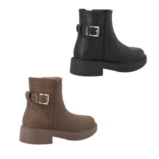 Foto 3 | Botas Mujer Uh Lulu By Eh! Bipack Comodas Frio Cafe