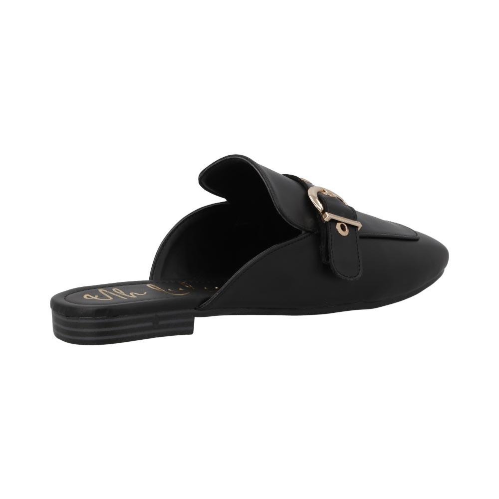Foto 4 pulgar | Flats Uh Lulu By Eh! Hebilla Balerina Negro