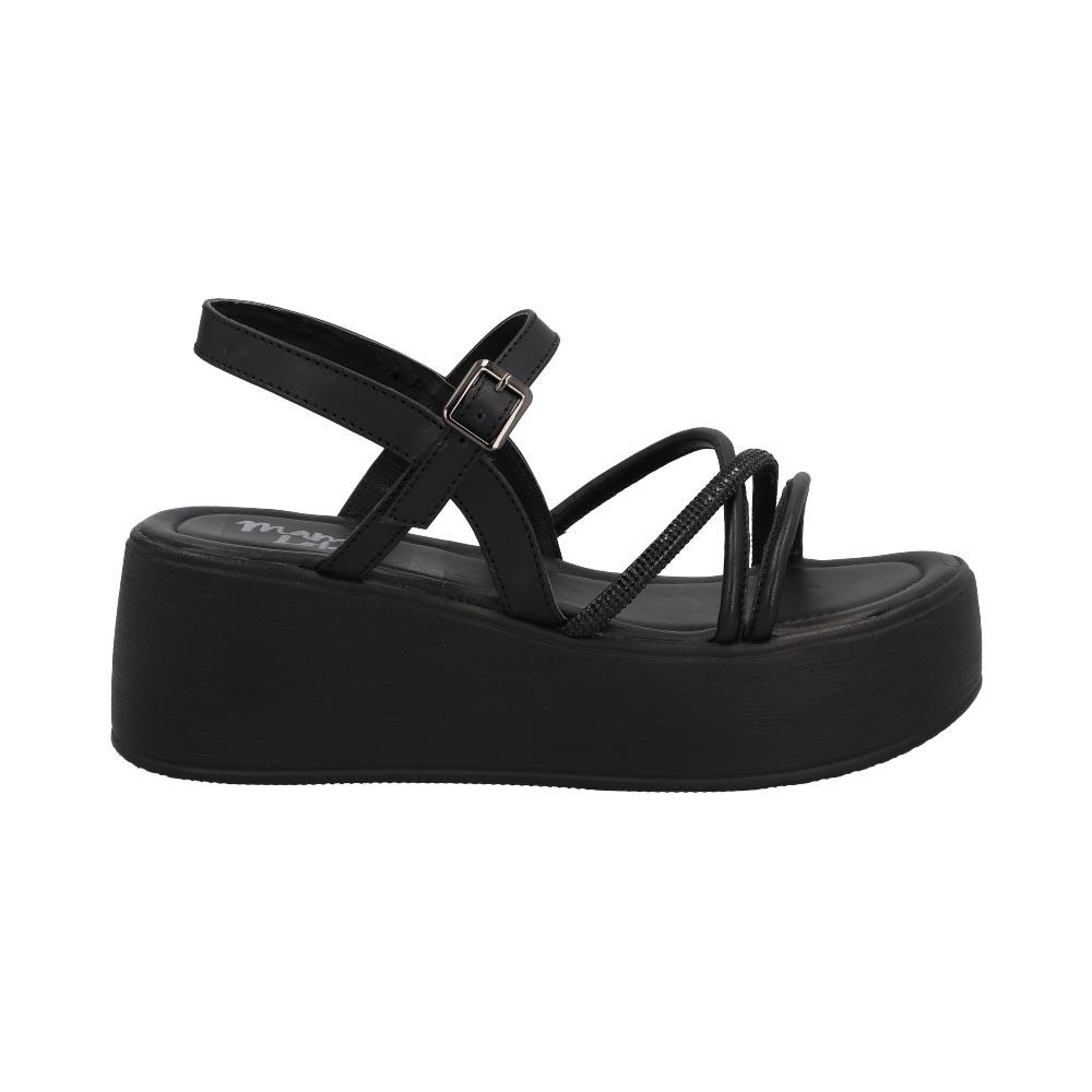 Foto 2 pulgar | Sandalias Altas Mama Lola Correas Sintetico Calor Negro