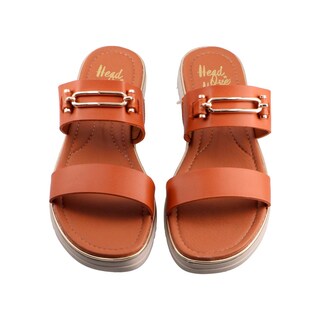 Foto 6 | Sandalia Casual Mujer Head Over Heels 24407 Color Armanac Sandalia De Piso Comodas Talla 23 A 26 E