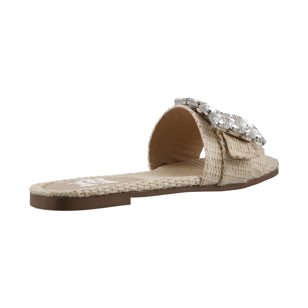 Foto 4 pulgar | Sandalia De Mujer Head Over Heels 1654 Paja Sandalia De Piso Dama Casual Talla 23 A 26 E