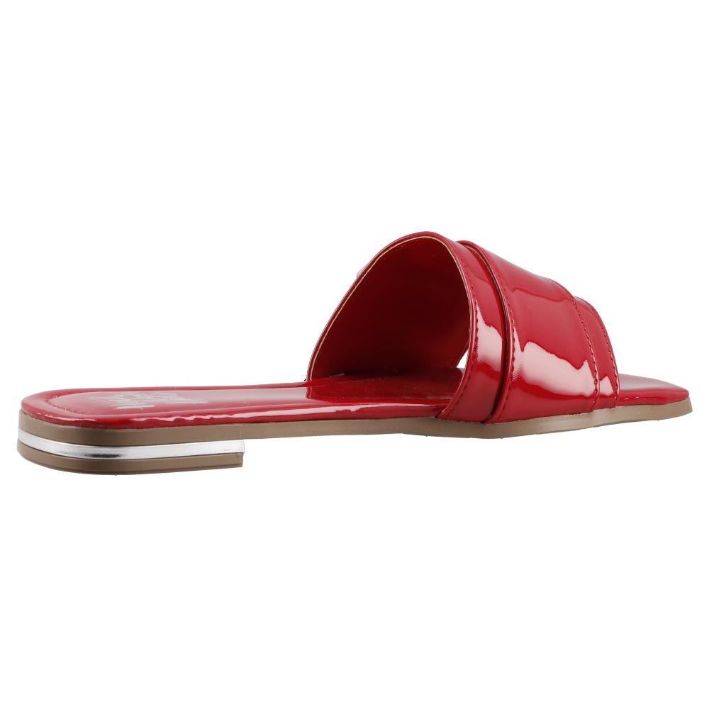 Foto 3 | Sandalia De Mujer Head Over Heels	1078 Color Campari Charol Sandalia De Piso Casual Talla 23 A 26