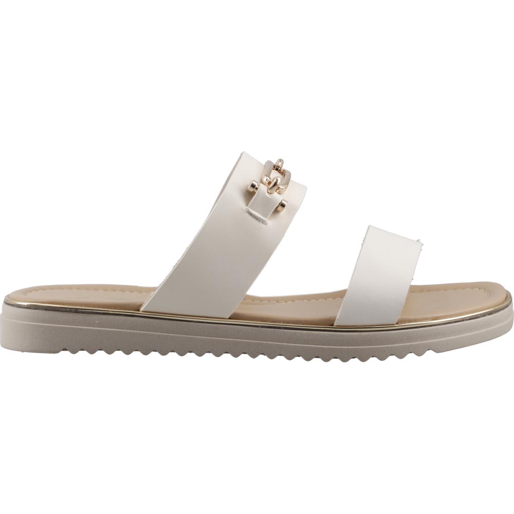 Foto 2 pulgar | Sandalia De Mujer Head Over Heels 24407 Latte Sandalia De Piso Casual Talla 23 A 26 E