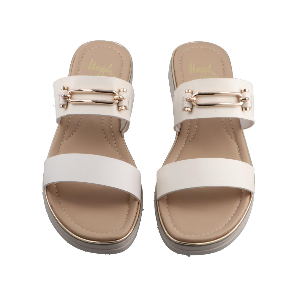 Foto 7 pulgar | Sandalia De Mujer Head Over Heels 24407 Latte Sandalia De Piso Casual Talla 23 A 26 E