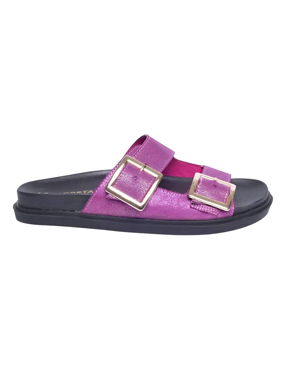 Foto 2 pulgar | Sandalia Aeropostale Acf23106046 Lila Con Hebillas Para Mujer