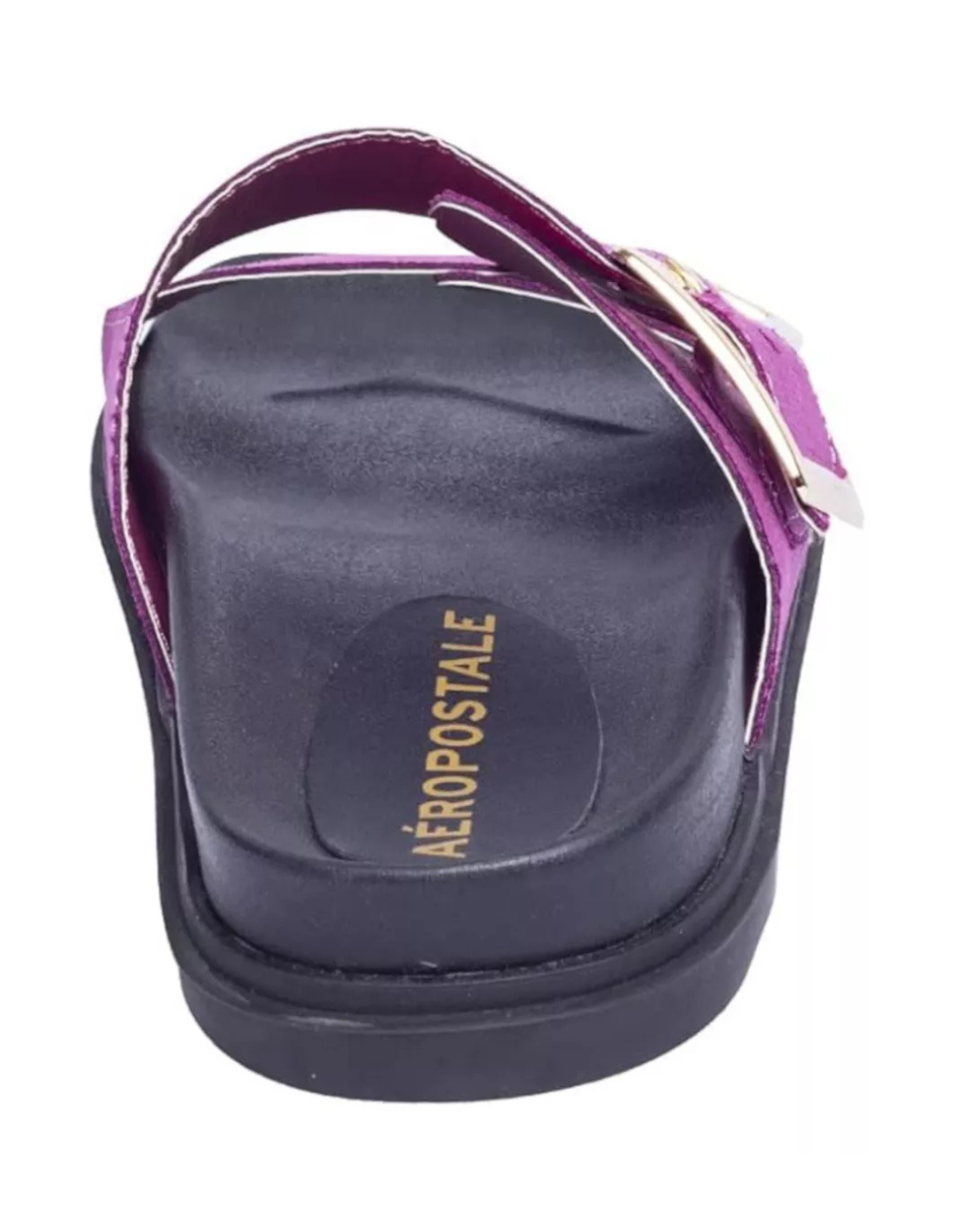 Foto 4 | Sandalia Aeropostale Acf23106046 Lila Con Hebillas Para Mujer