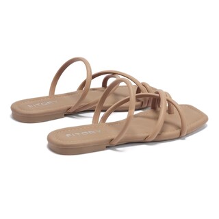 Foto 4 | Sandalias Slide Fitory Para Mujer Con Punta Plana, Talla 7 - Venta Internacional.