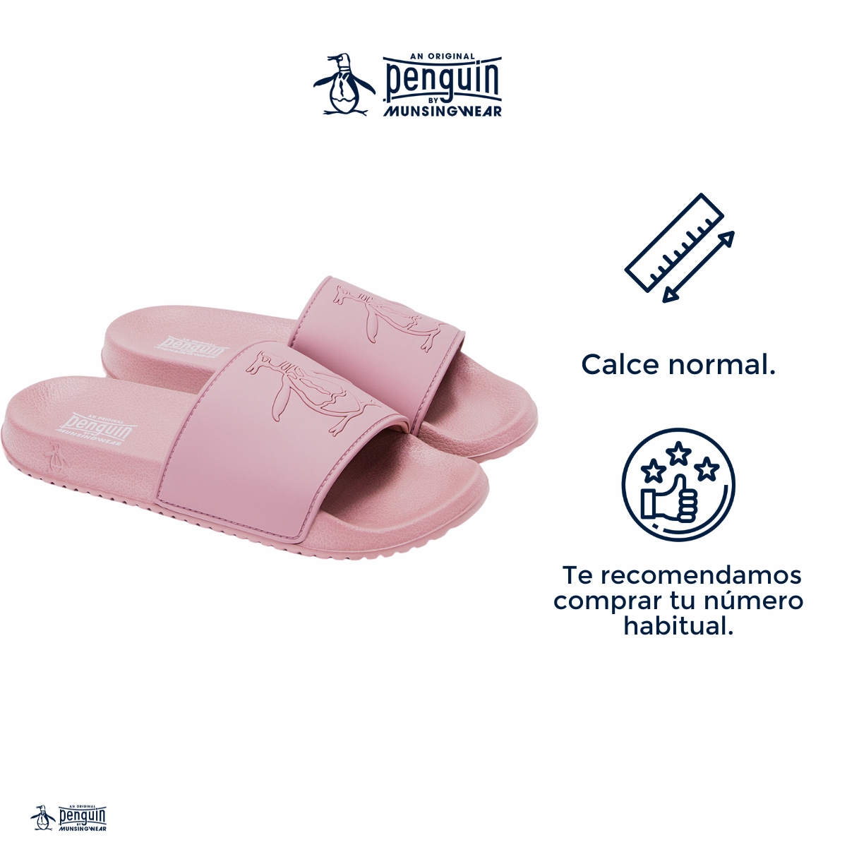 Foto 5 pulgar | Sandalia Original Penguin Style Agnes Rosa Para Mujer