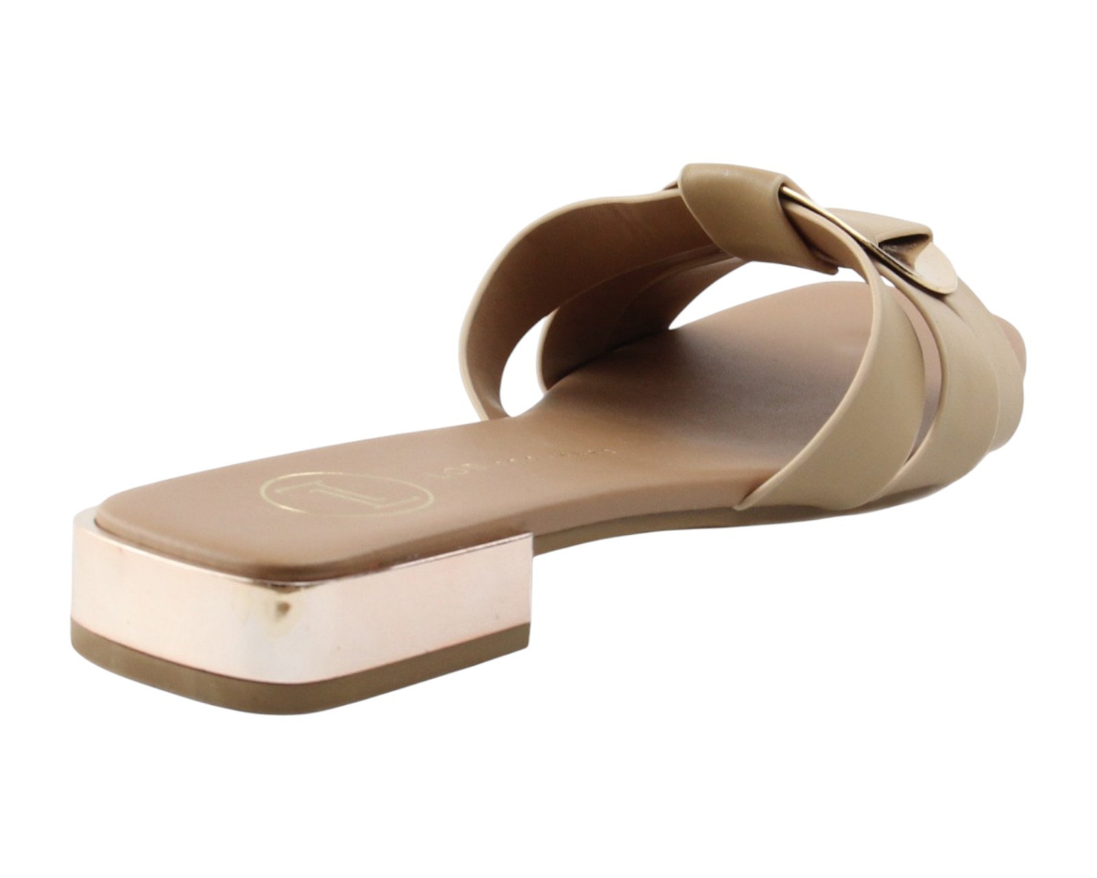 Foto 4 pulgar | Sandalia Piso Para Mujer Lob Footwear Pu Beige 92805038