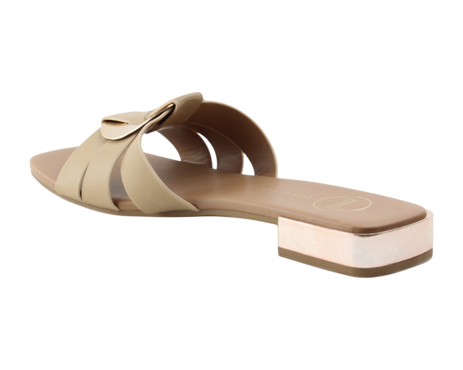 Foto 5 pulgar | Sandalia Piso Para Mujer Lob Footwear Pu Beige 92805038