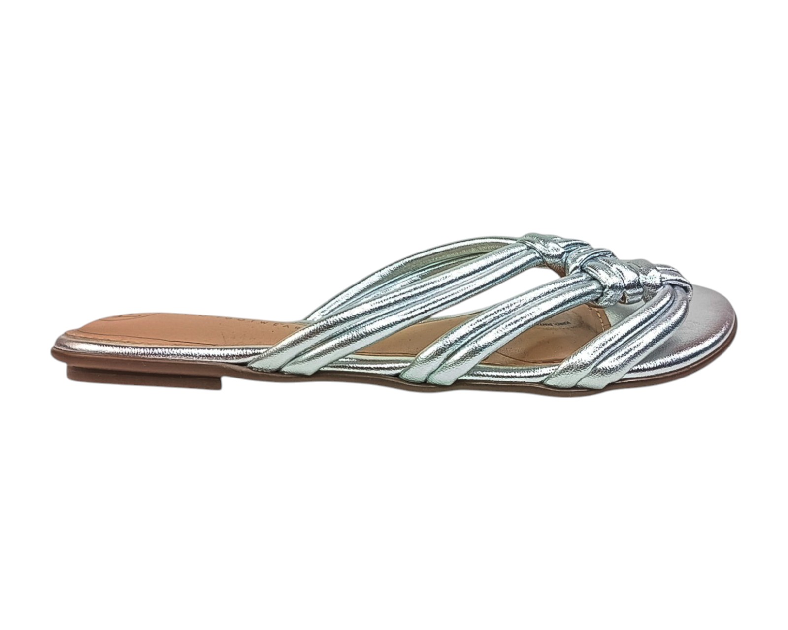 Foto 3 pulgar | Sandalia Piso Para Mujer Lob Footwear Gaspea Ibiza Metalizado Plata 86805444