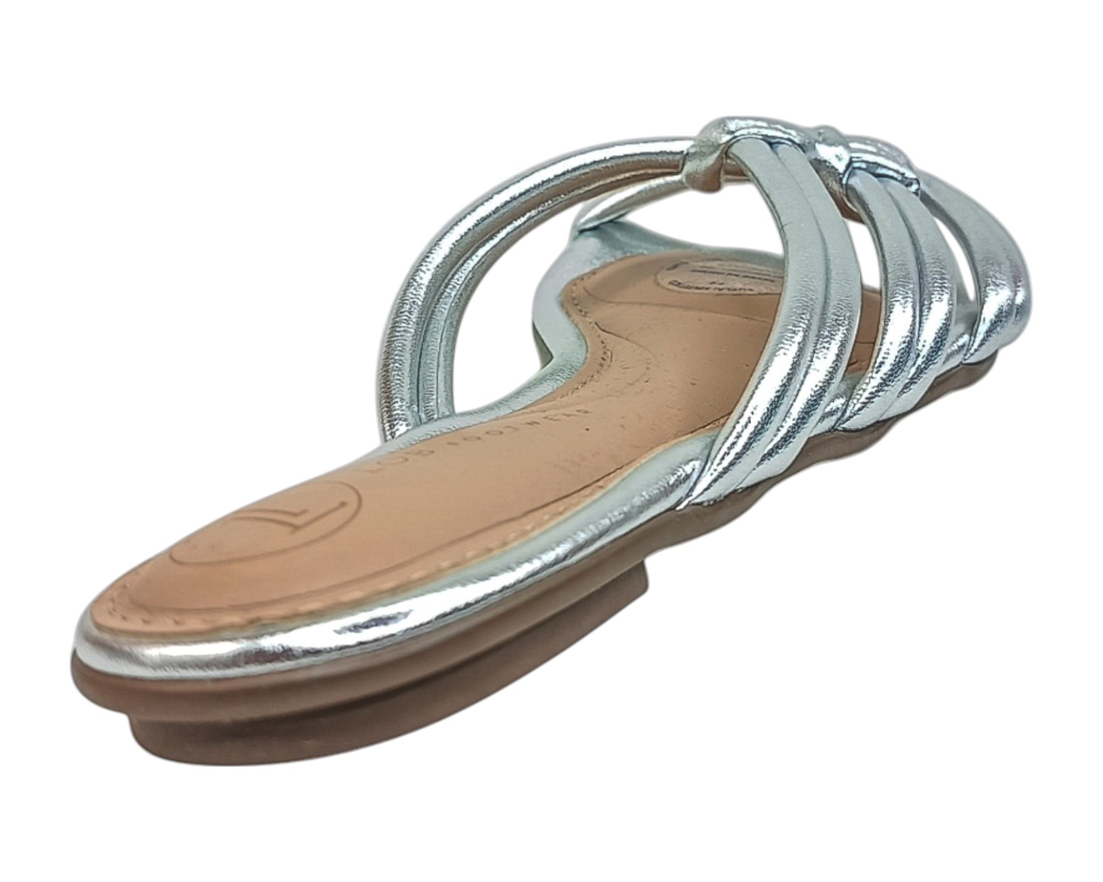 Foto 4 pulgar | Sandalia Piso Para Mujer Lob Footwear Gaspea Ibiza Metalizado Plata 86805444