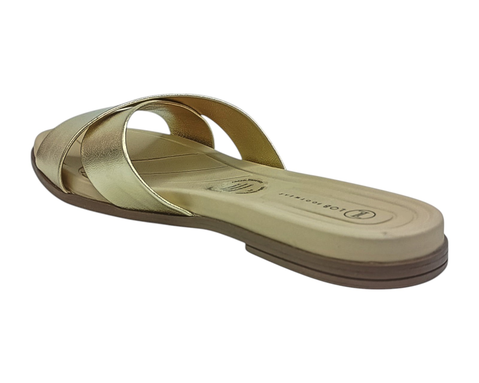 Foto 5 pulgar | Sandalia Piso Para Mujer Lob Footwear Metalizado Premium Oro 86805078