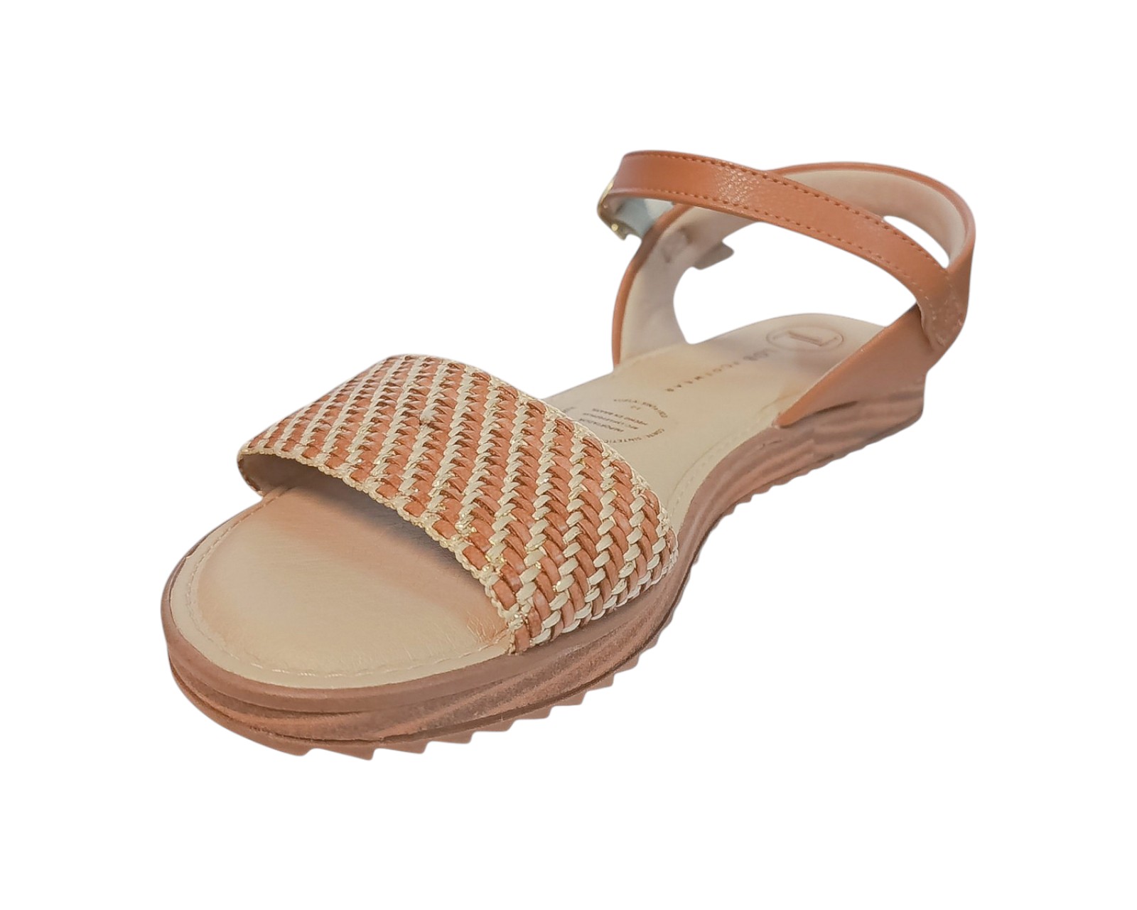Foto 7 pulgar | Sandalia Piso Para Mujer Lob Footwear Tira Pronta/floather Café 86805070