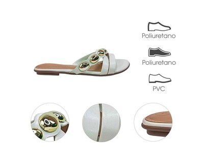 Foto 7 | Sandalia Piso Para Mujer Lob Footwear Napa Sardenha Blanco 86805451