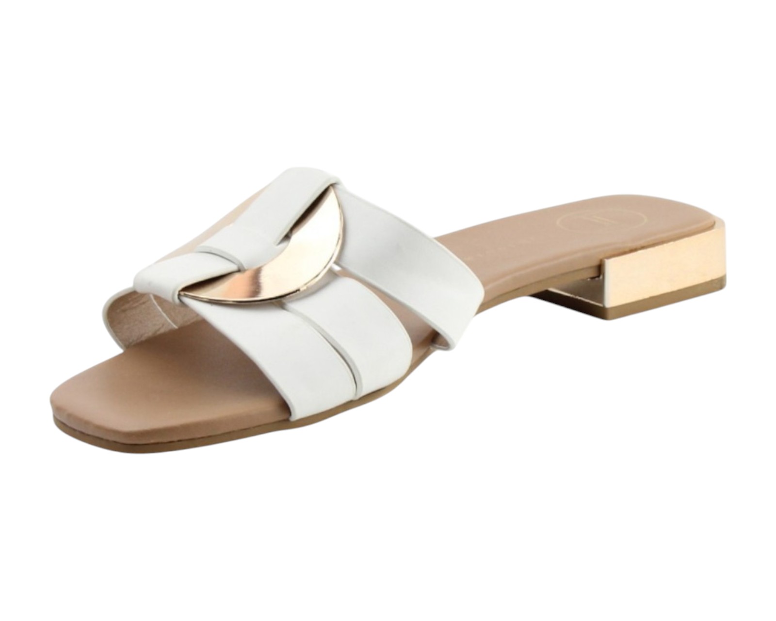 Foto 7 pulgar | Sandalia Piso Para Mujer Lob Footwear Pu Blanco 92805037