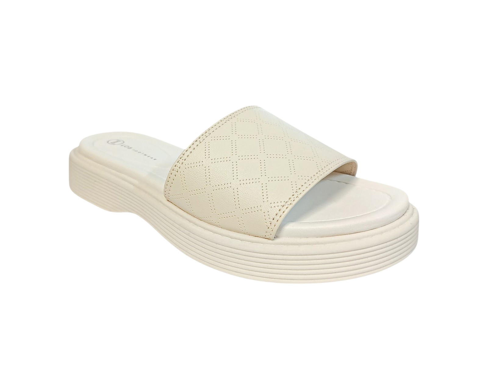 Foto 2 pulgar | Sandalia Piso Para Mujer Lob Footwear Turim Escocia Beige 86805069