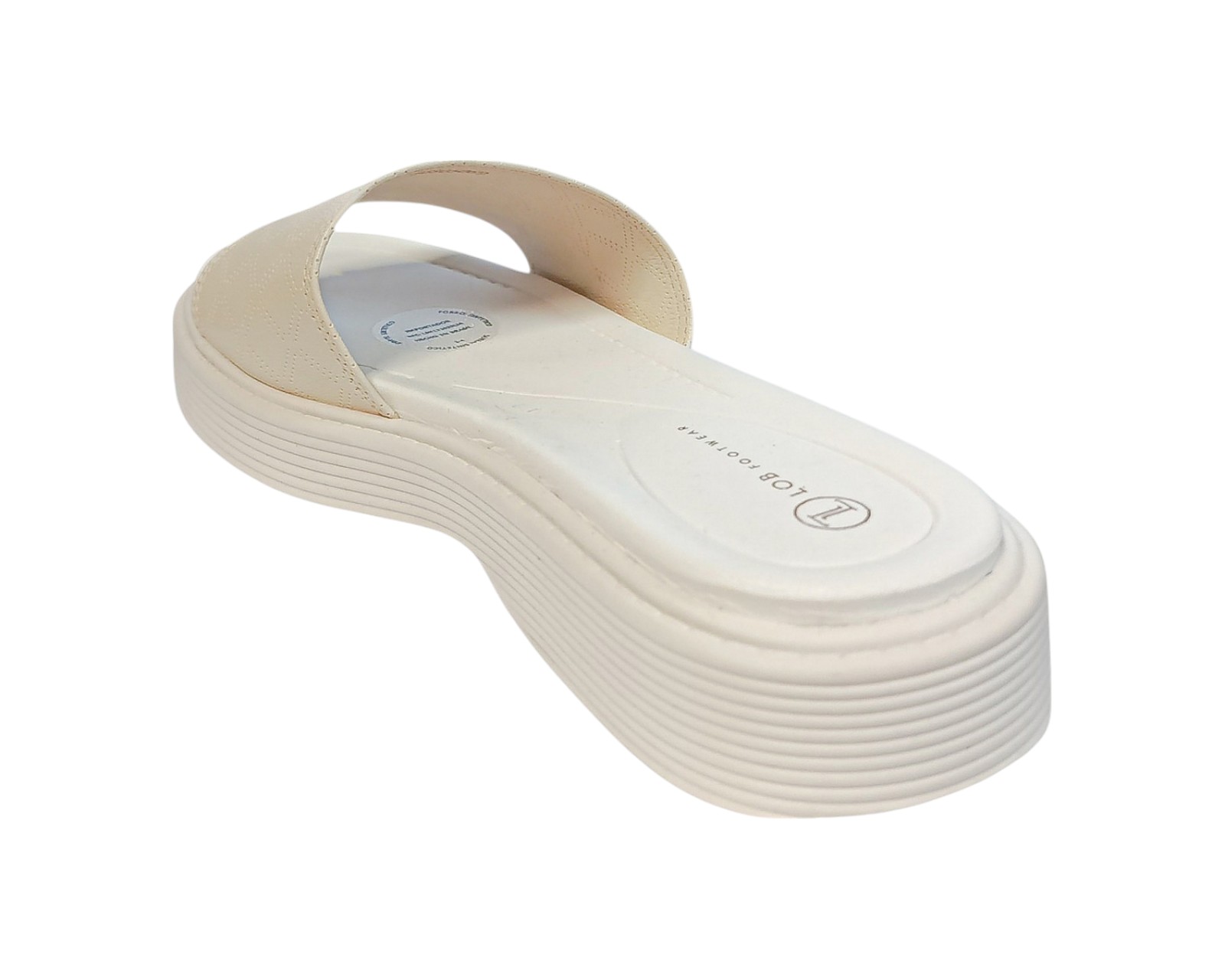 Foto 5 pulgar | Sandalia Piso Para Mujer Lob Footwear Turim Escocia Beige 86805069