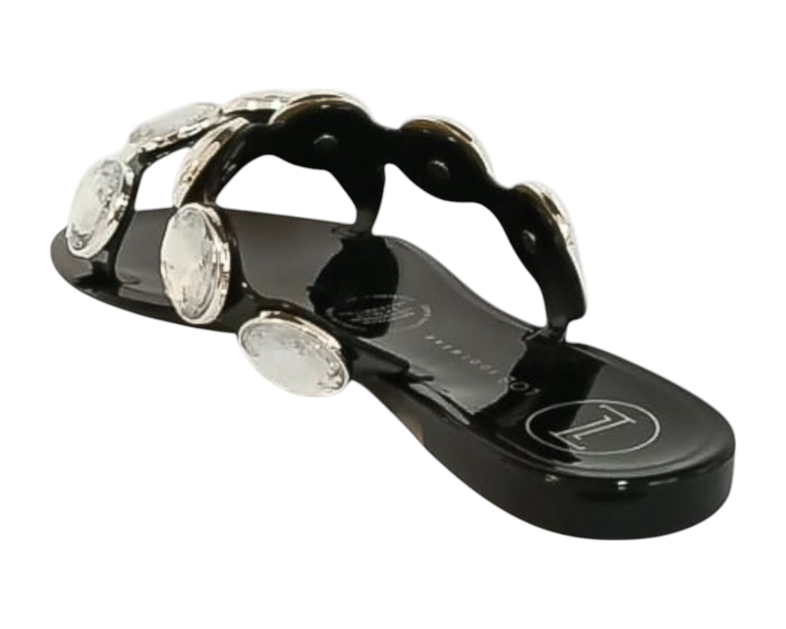 Foto 5 pulgar | Sandalia Piso Para Mujer Lob Footwear Pvc Negro 53505494