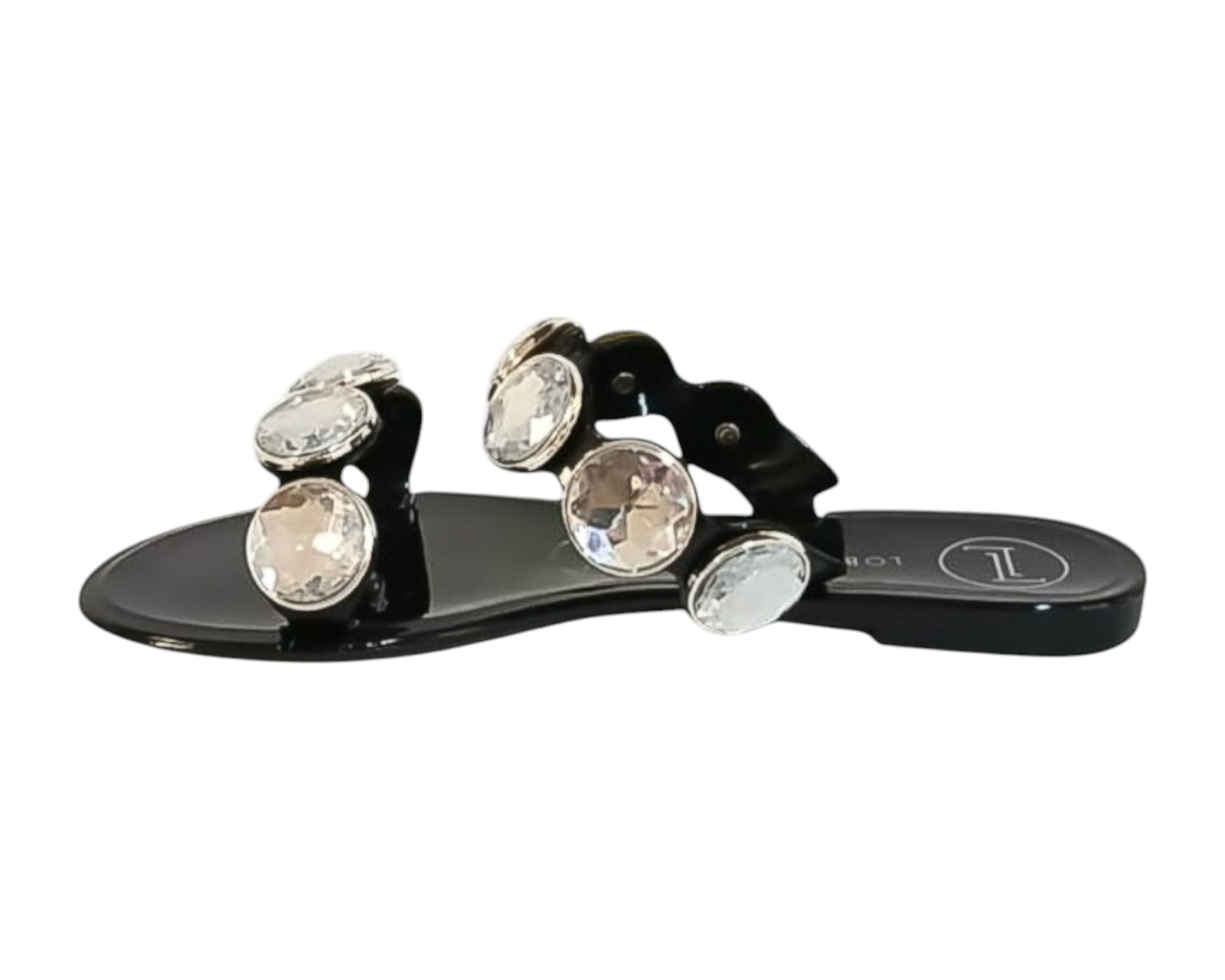 Foto 6 pulgar | Sandalia Piso Para Mujer Lob Footwear Pvc Negro 53505494