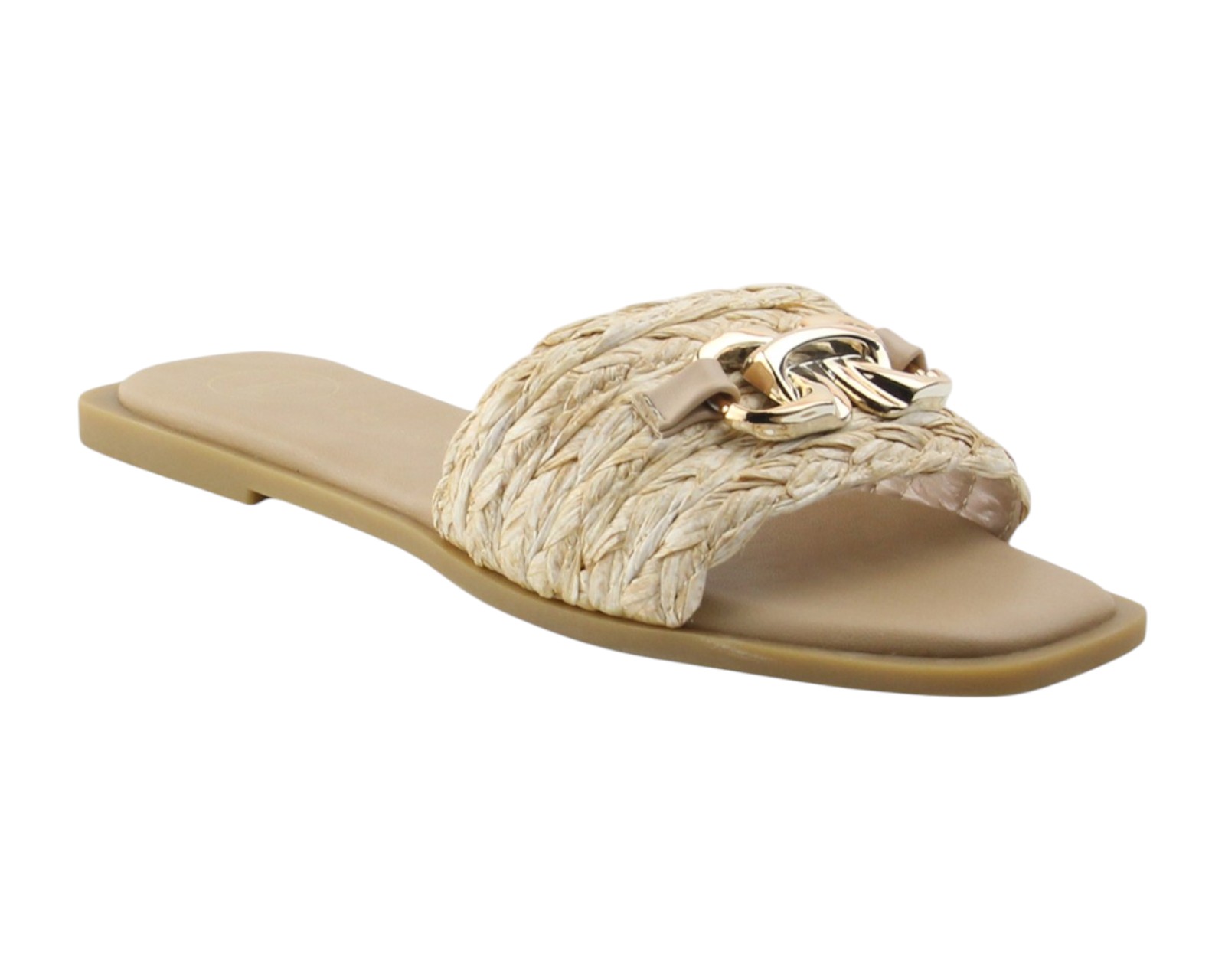 Foto 2 pulgar | Sandalia Piso Para Mujer Lob Footwear Rafia Beige 91905041