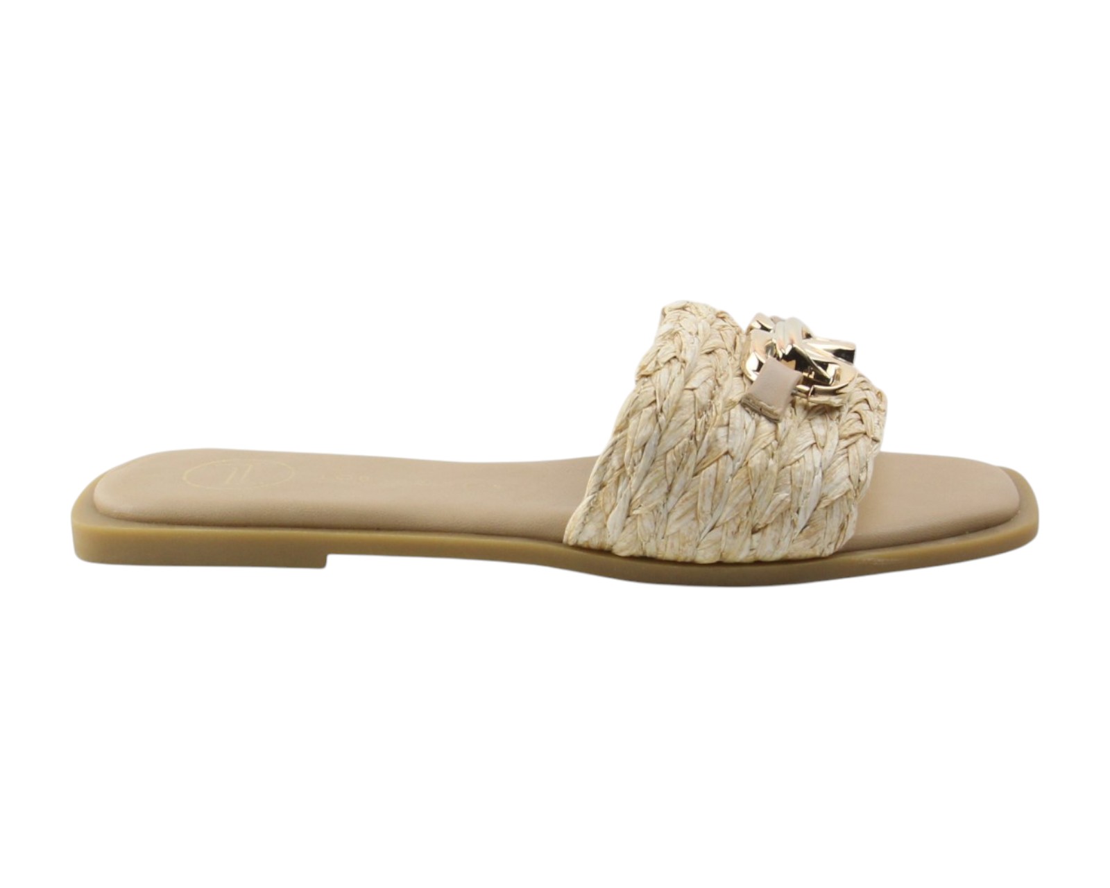 Foto 3 pulgar | Sandalia Piso Para Mujer Lob Footwear Rafia Beige 91905041