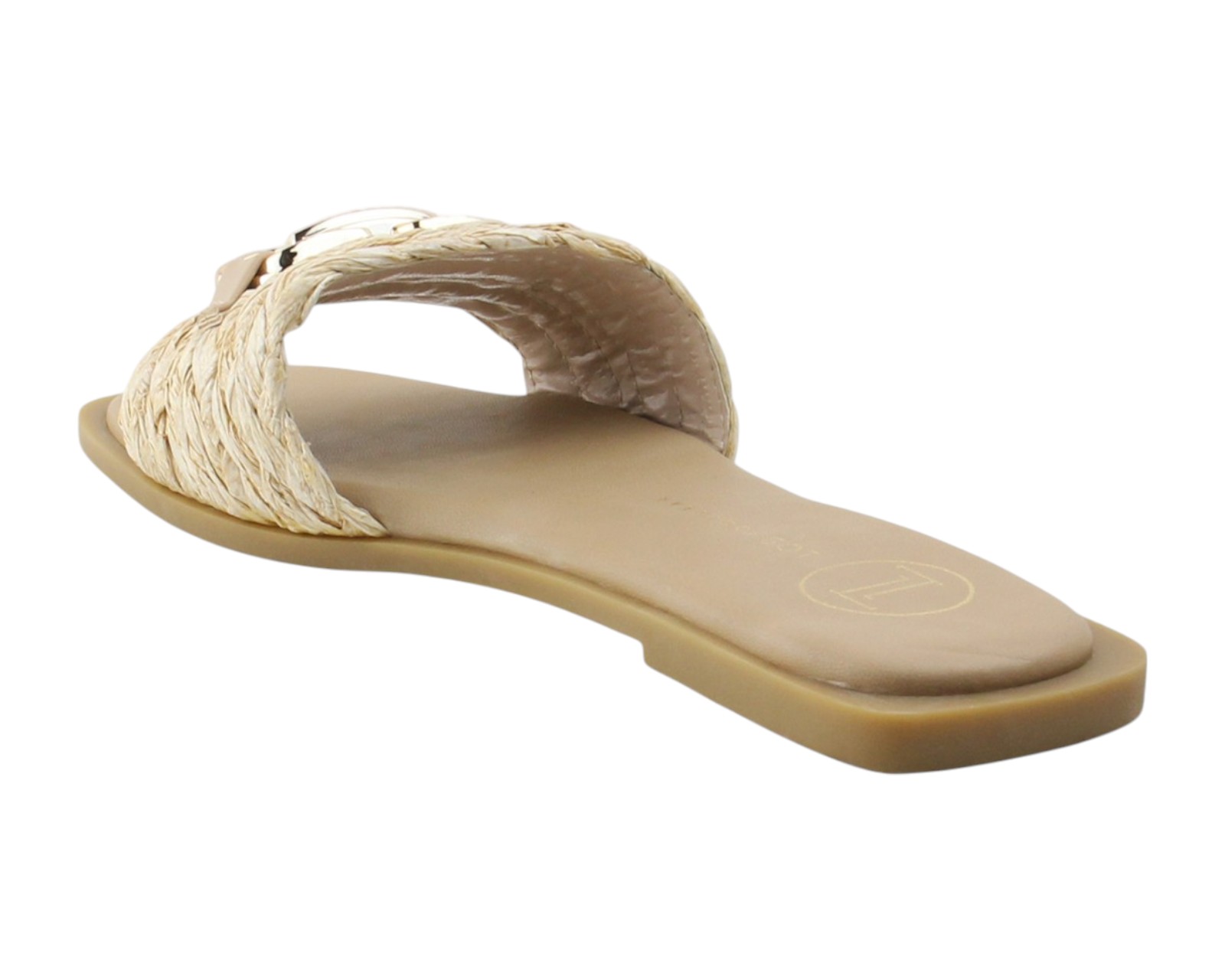 Foto 5 pulgar | Sandalia Piso Para Mujer Lob Footwear Rafia Beige 91905041