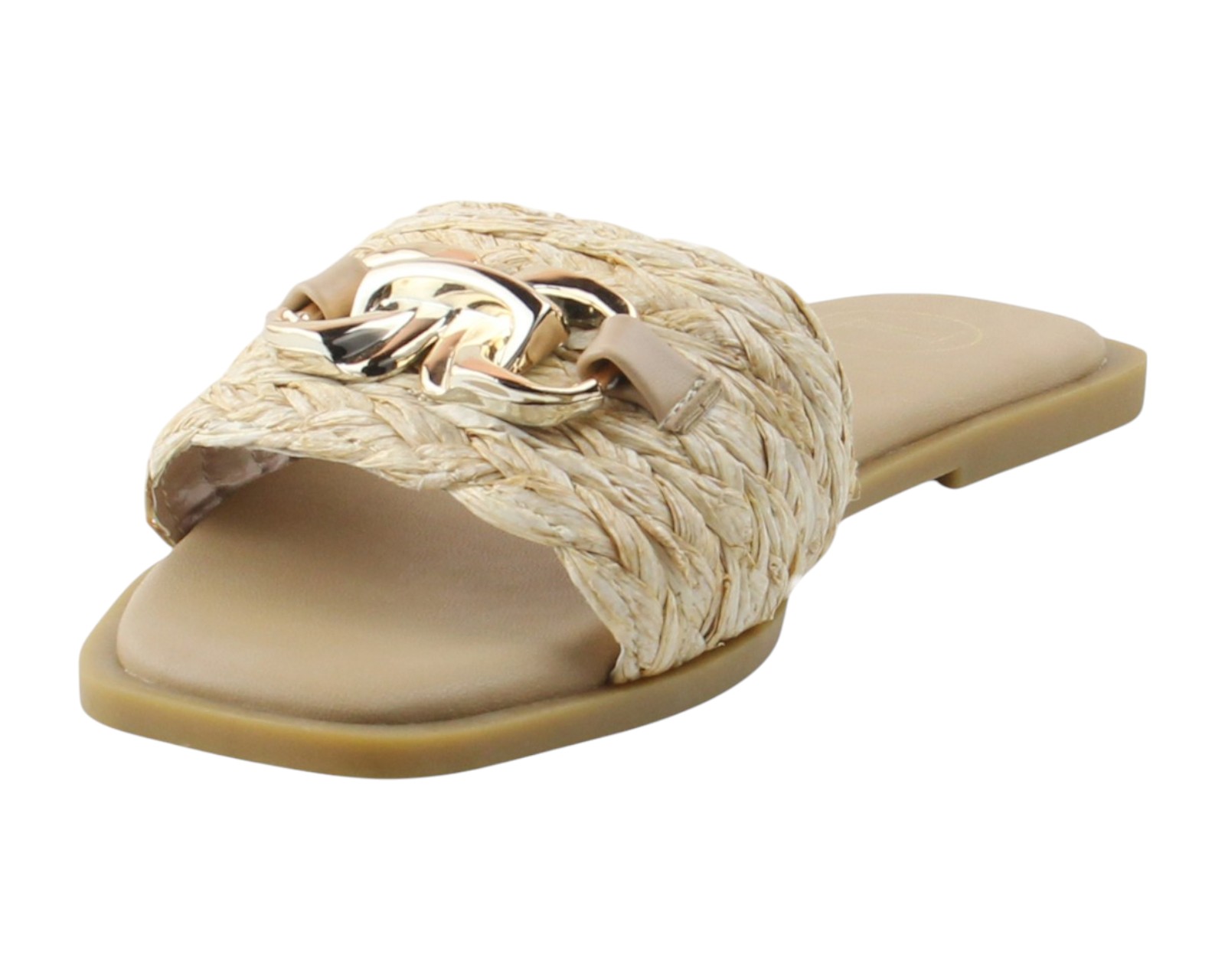 Foto 7 pulgar | Sandalia Piso Para Mujer Lob Footwear Rafia Beige 91905041