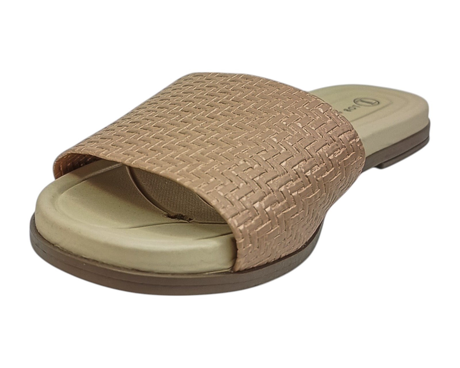 Foto 7 pulgar | Sandalia Piso Para Mujer Lob Footwear Np Capri Glam Beige 86805085