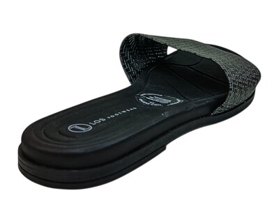 Foto 3 | Sandalia Piso Para Mujer Lob Footwear Np Capri Glam Negro 86805084