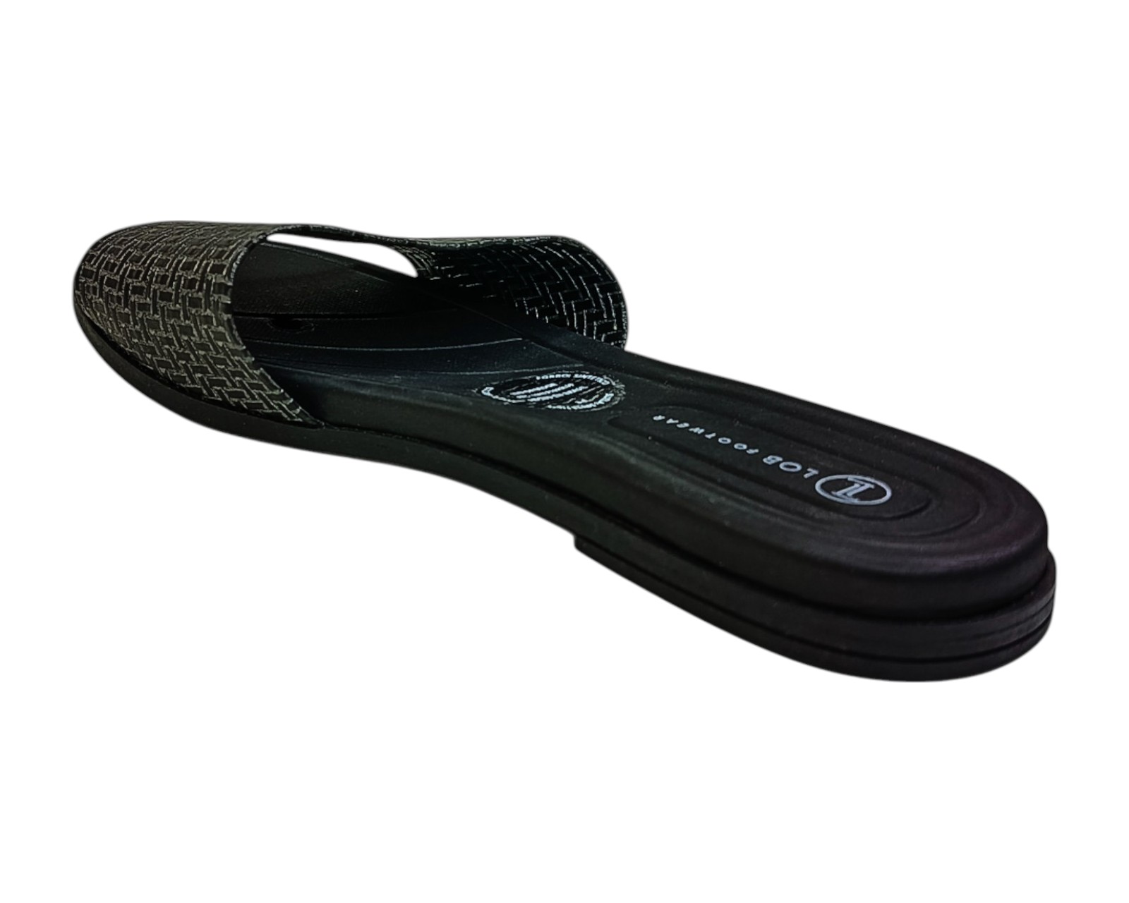 Foto 5 pulgar | Sandalia Piso Para Mujer Lob Footwear Np Capri Glam Negro 86805084