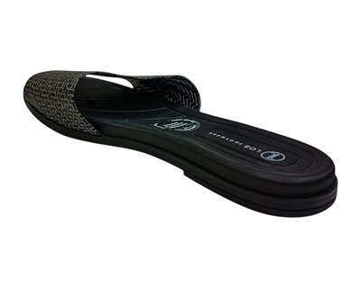 Foto 4 | Sandalia Piso Para Mujer Lob Footwear Np Capri Glam Negro 86805084
