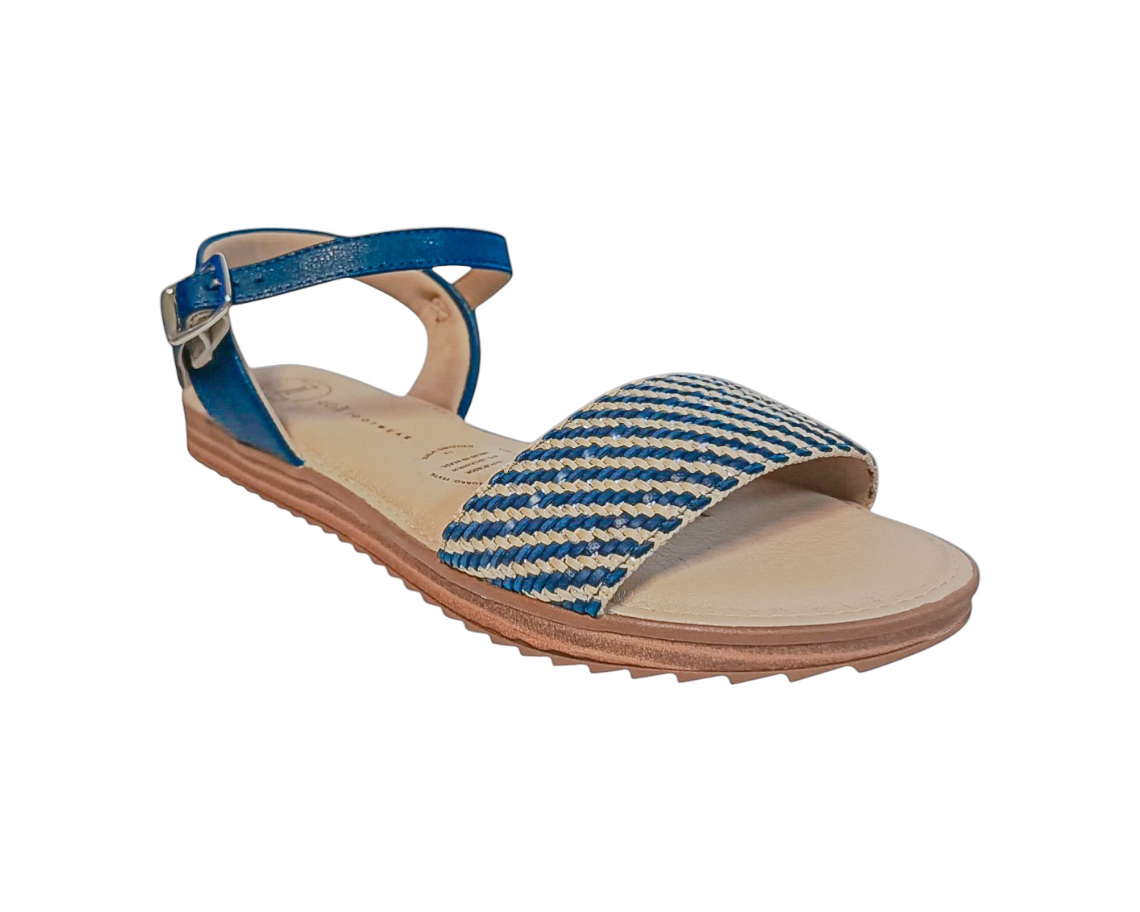 Foto 2 pulgar | Sandalia Piso Para Mujer Lob Footwear Tira Pronta/floather Azul 86805071