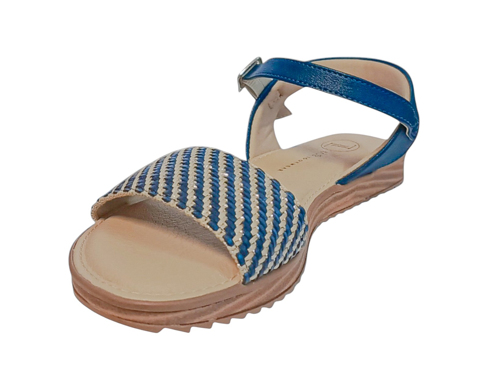 Foto 7 pulgar | Sandalia Piso Para Mujer Lob Footwear Tira Pronta/floather Azul 86805071