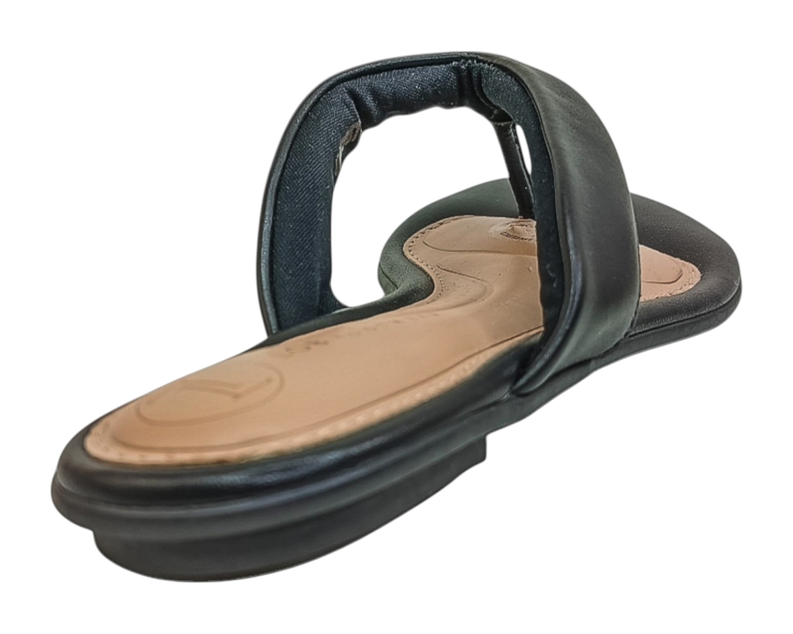 Foto 4 pulgar | Sandalia Piso Para Mujer Lob Footwear Pele Strech Negro 86805077