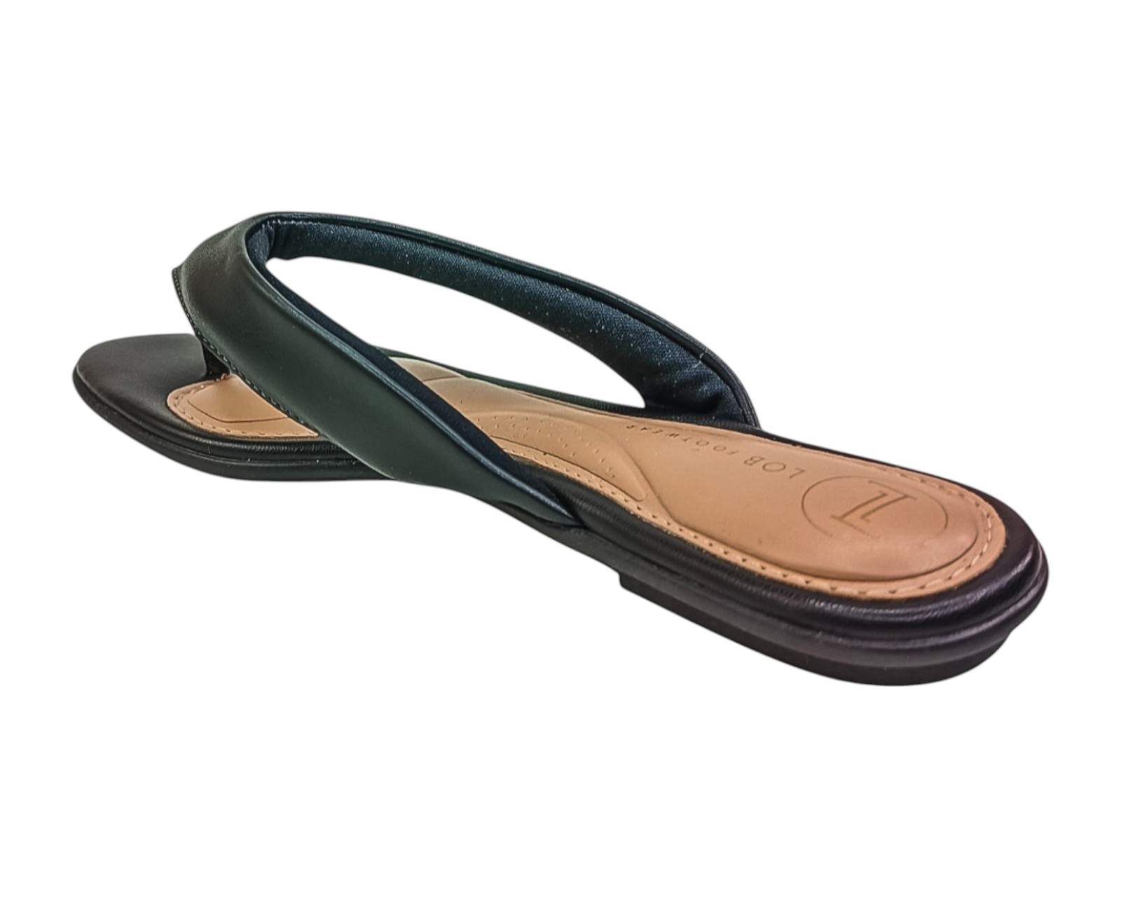 Foto 5 pulgar | Sandalia Piso Para Mujer Lob Footwear Pele Strech Negro 86805077
