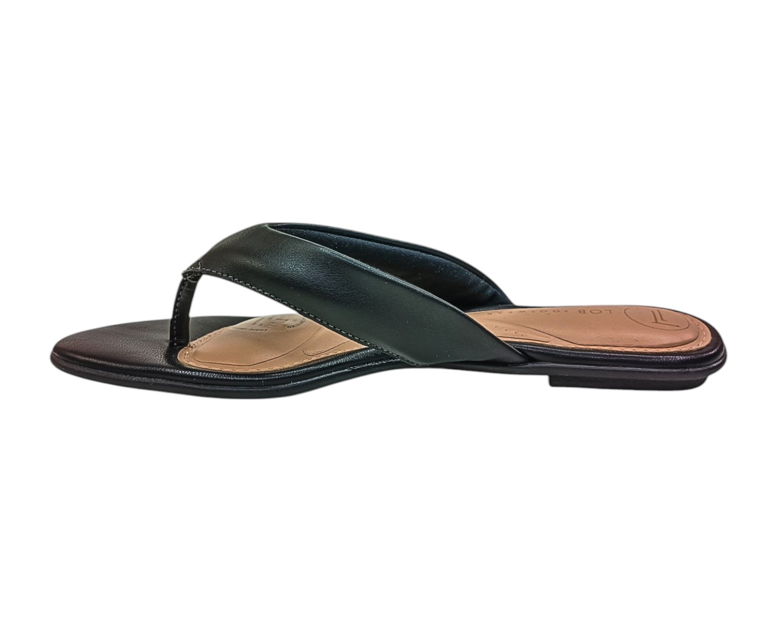 Foto 6 pulgar | Sandalia Piso Para Mujer Lob Footwear Pele Strech Negro 86805077