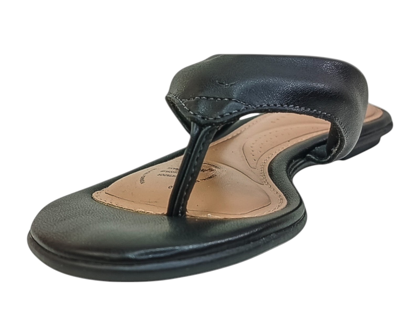 Foto 6 | Sandalia Piso Para Mujer Lob Footwear Pele Strech Negro 86805077