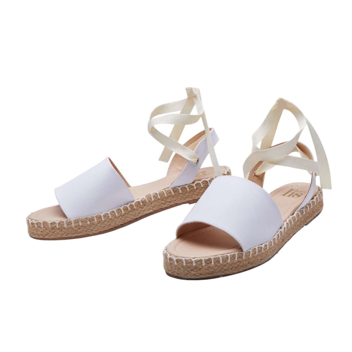 Foto 4 | Sandalia Calzado Watanabe Color Blanco Suela Yute