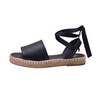 Foto 4 | Sandalia Calzado Watanabe Color Negro Suela Yute