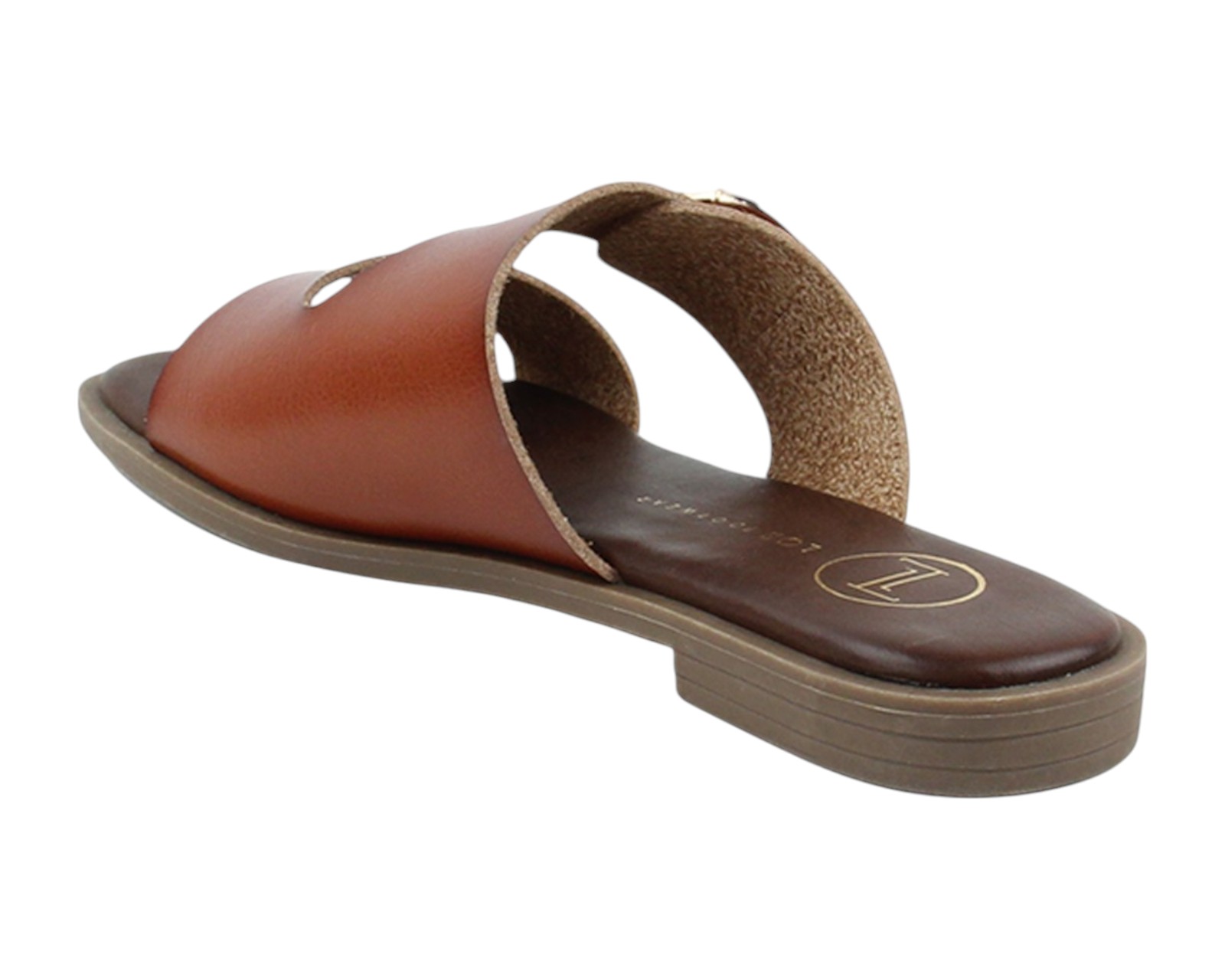 Foto 5 pulgar | Sandalia Piso Para Mujer Lob Footwear Pu Café 59705012