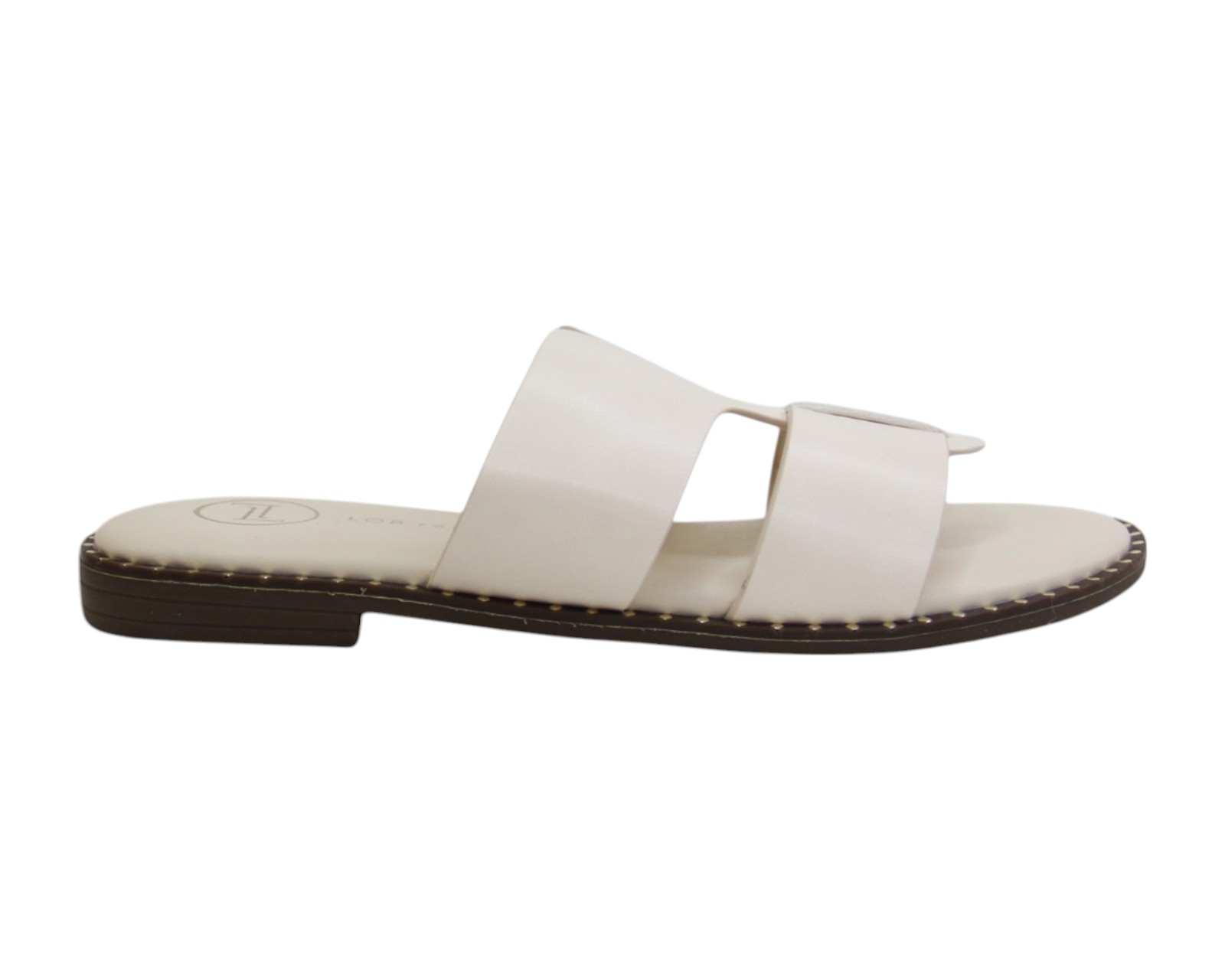 Foto 3 pulgar | Sandalia Piso Para Mujer Lob Footwear Pu Beige 59705011