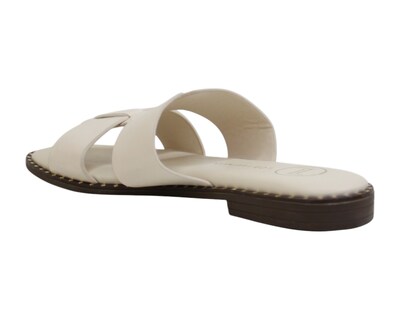 Foto 4 | Sandalia Piso Para Mujer Lob Footwear Pu Beige 59705011