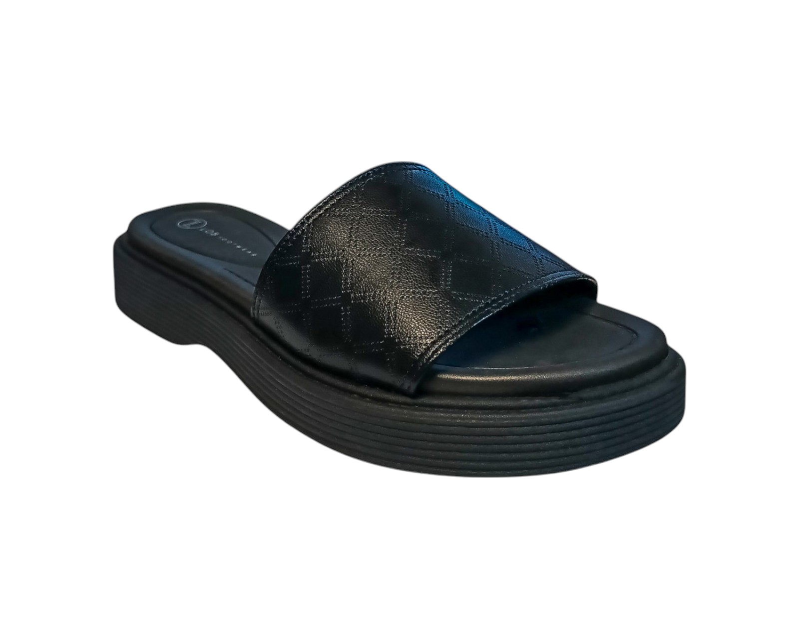 Sandalia Piso Para Mujer Lob Footwear Turim Escocia Negro 86805068