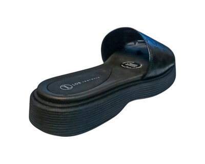 Foto 3 | Sandalia Piso Para Mujer Lob Footwear Turim Escocia Negro 86805068