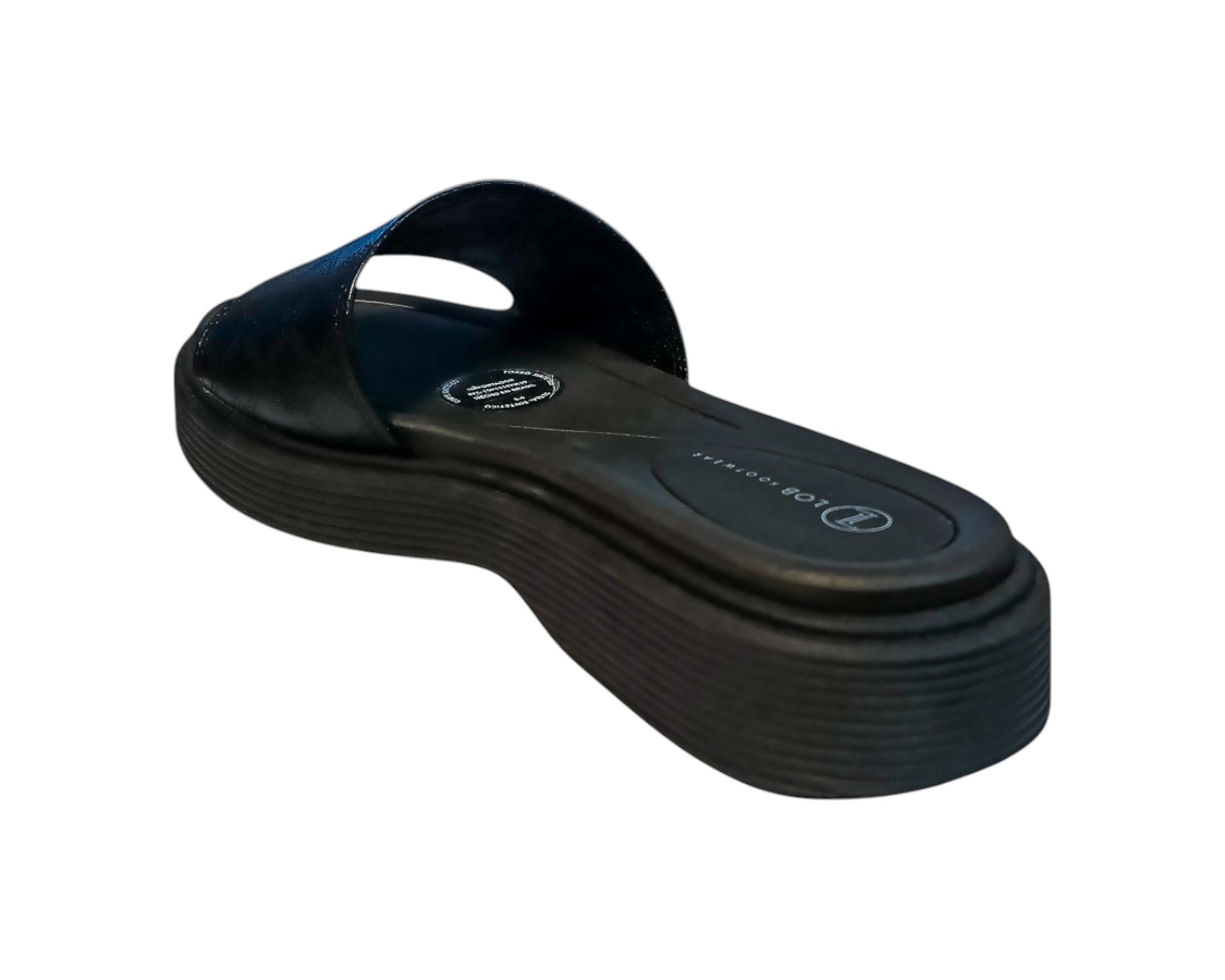 Foto 5 pulgar | Sandalia Piso Para Mujer Lob Footwear Turim Escocia Negro 86805068