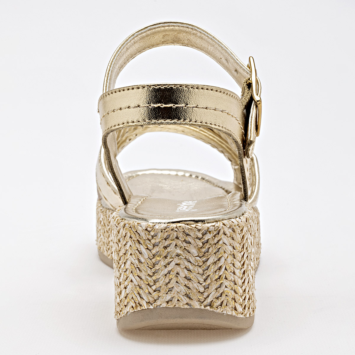 Foto 4 pulgar | Green Love Sandalia Para Mujer Dorado Cod.133027